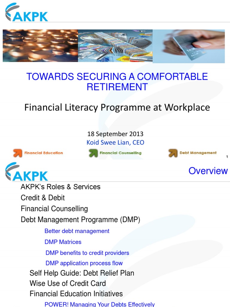 Financial Literacy for Retirement Planning | PDF | Credit (Finance) | Debt