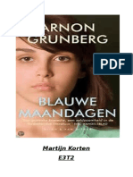 Boekverslag Blauwe Maandagen Arnon Grunberg