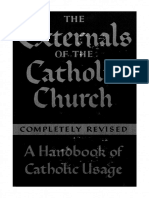 The externals of the catholic church
