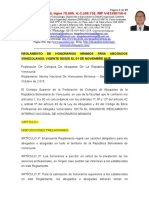 Nuevo Reglamento de Honorarios Mínimos Con Vigencia a Partir Del 09 de Noviembre (1)