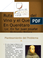 Presentación de Ruta Del Vino y Queso en Querétaro