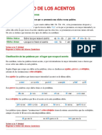 USO DE LOS ACENTOS EN ESPAÑOL