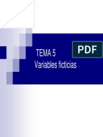 Variables Ficticias