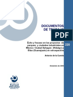 De La Cuesta%2c Éxito y Fracaso en Los Proyectos de Parques Industriales