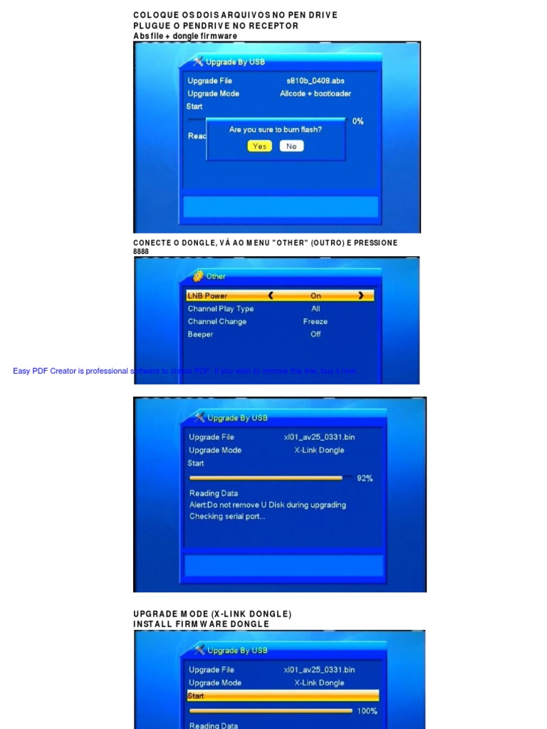 X-Link Dongle Firmware Installation Guide | PDF