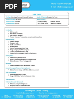 Sap Fico: Timings: Mode of Training: Course Duration: What We Offer: Class Duration: Server Version