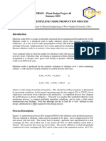 Design of An Ethylene Oxide Production Process