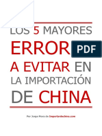 5 Erroes a Evitar en La Importación de China