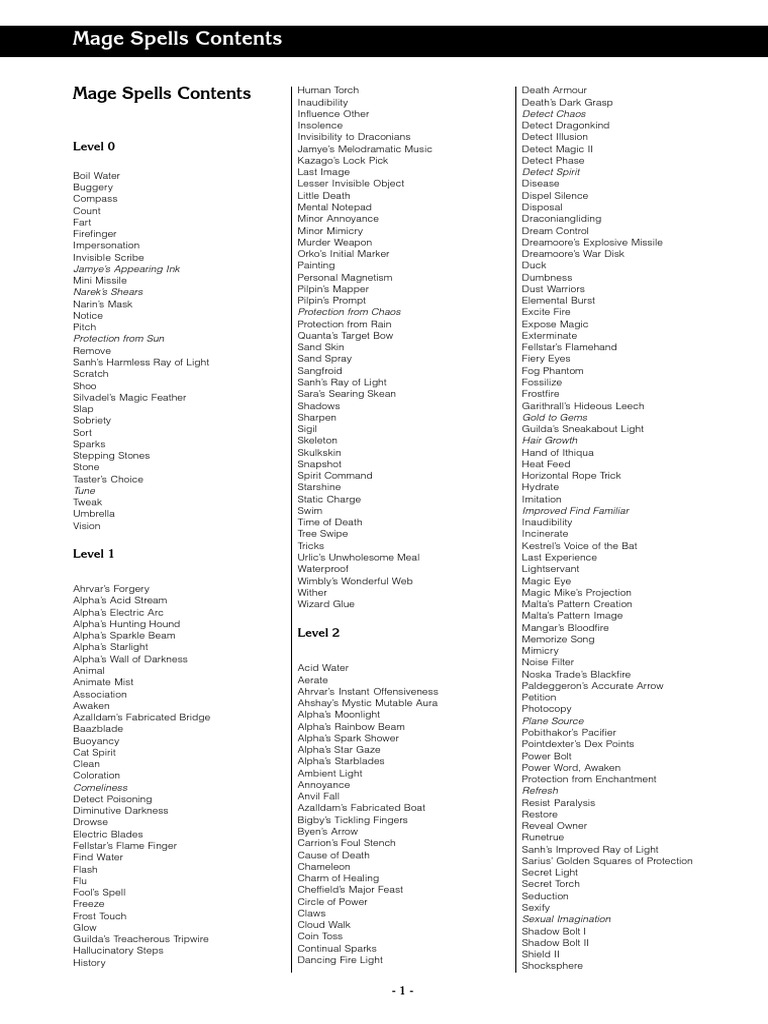 Great Spellbook of a Dnd | Nature