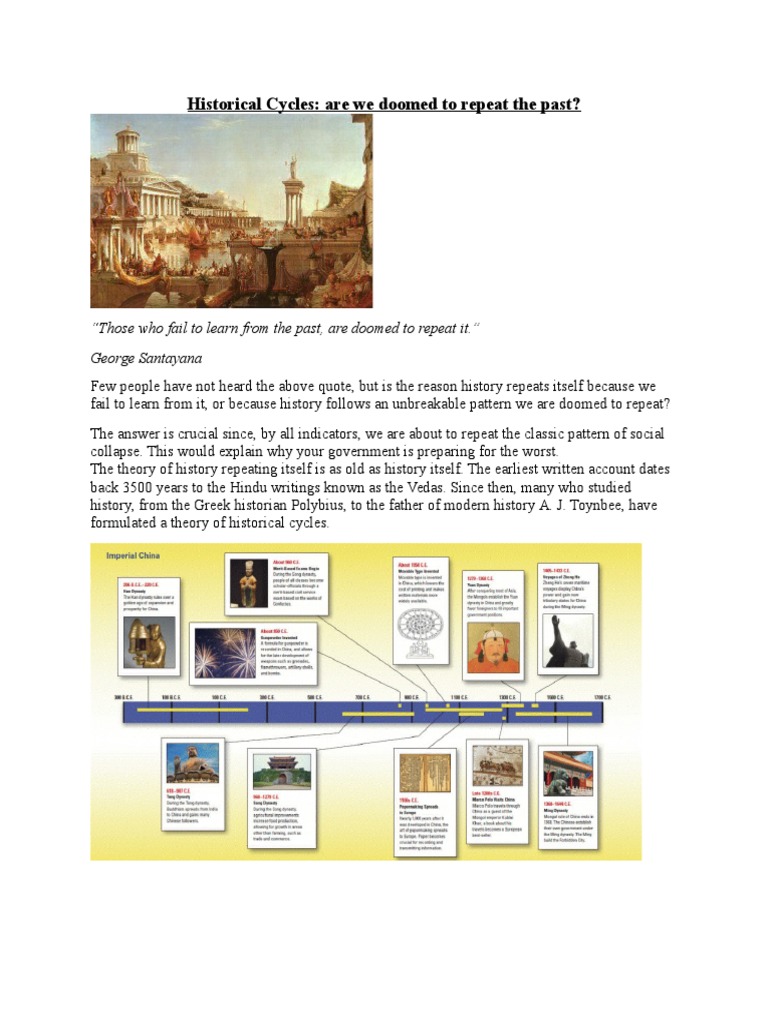 Historical Cycles Are We Doomed To Repeat The Past | PDF | History Of ...