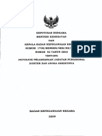 Petunjuk Pelaksanaan Jabatan Fungsional Dokter Dan Angka Kreditnya PDF