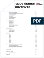 JKV-2300 Series Hydraulic Cylinders Technical Specifications