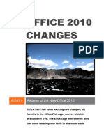 OFFICE 2010 Changes: Awaken To The New Office 2010