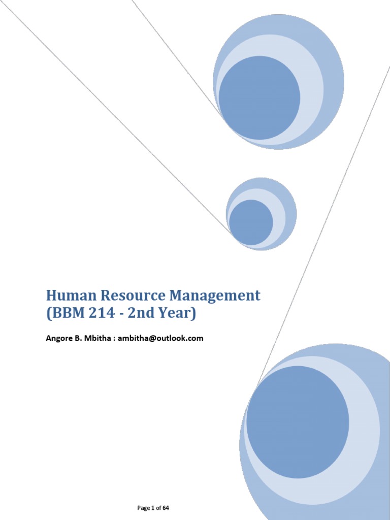 Modern Approaches to HRM | PDF | Human Resource Management | Strategic ...