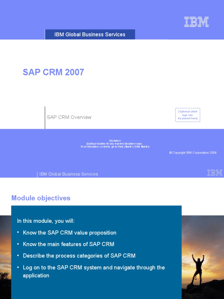 CRM Overview & Master Data - Day1 | PDF | Customer Relationship ...