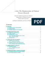 Using Stata With The Fundamentals of Political: Science Research