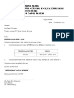 Surat Makluman Peperiksaan