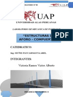 LAB 8 Aplicación de La Ecuación de Energía para El Aforo de Compuertas