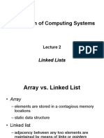 Foundation of Computing Systems: Linked Lists
