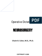 Operative Flash-Dictation Neurosurgery Handbook