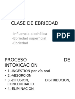 Clase de Ebriedad