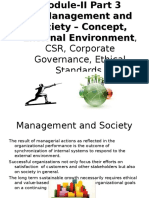 1 - Management and Society & External Evnironment