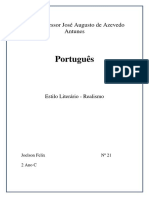 Capa Estilo Literário Realismo PDF