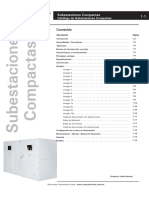 Subestaciones Compactas Technical Document Spanish PDF