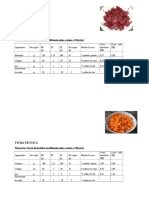 Ficha Técnica Hortaliças