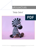 Zebra Crochet Pattern