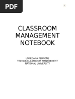 classroom management notebook