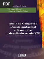 Congresso Direito Ambiental e Economia o Desafio Do Seculo XXI
