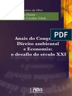 Congresso Direito Ambiental e Economia o Desafio Do Seculo XXI