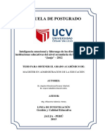 Tesis Inteligencia Emocional y Liderazgo Directivo