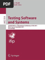 Testing Software and Systems (2011)