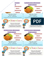 Poster Vegetarian Malay