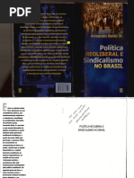 BOITO JR, Armando. Política Neoliberal e Sindicalismo No Brasil