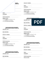 Ficha de Inscripción Del Participante Concurso D y P 2016