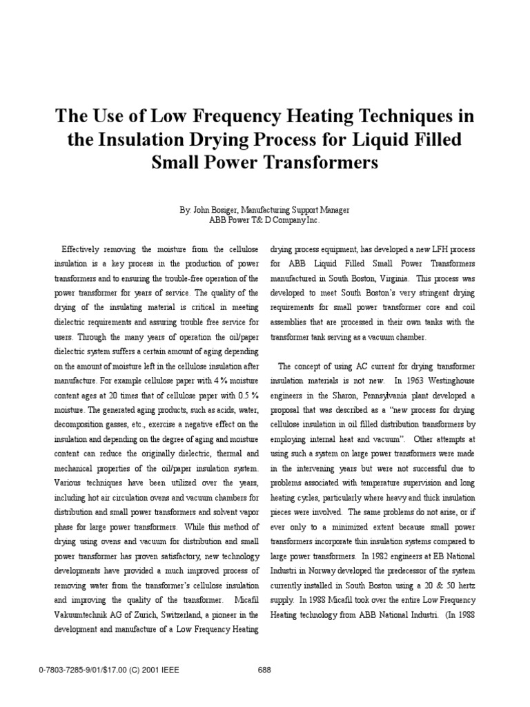 LFH Principle Download Free PDF Transformer Electrical Impedance