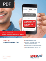 Exide Life Income Advantage Plan Brochure