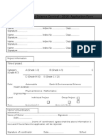 Addu High School Science Carnival Application