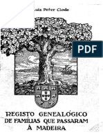 Luiz Peter Clode - Registo Genealógico de Famílias Que Passaram à Madeira