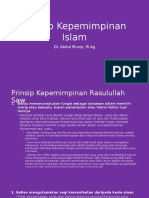 Pertemuan 4 - Prinsip Kepemimpinan Rasulullah