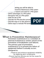 111 - Preventive Maintenance Training