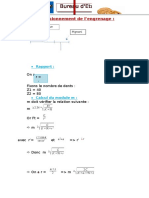 Dimensionnement de Engrenage