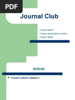 Download Journal Club Presentation Template by PanupongBuakaew SN316761401 doc pdf