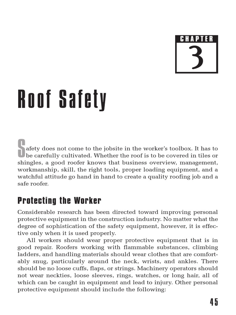 Essential Roof Safety Guidelines | PDF