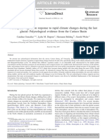 Neotropical Vegetation Response to Rapid Climate Change 1