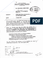 Letter on DPWH NBC Memo Circular No. 2 & Inter-Agency MOA