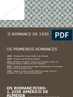 O Romance de 1930